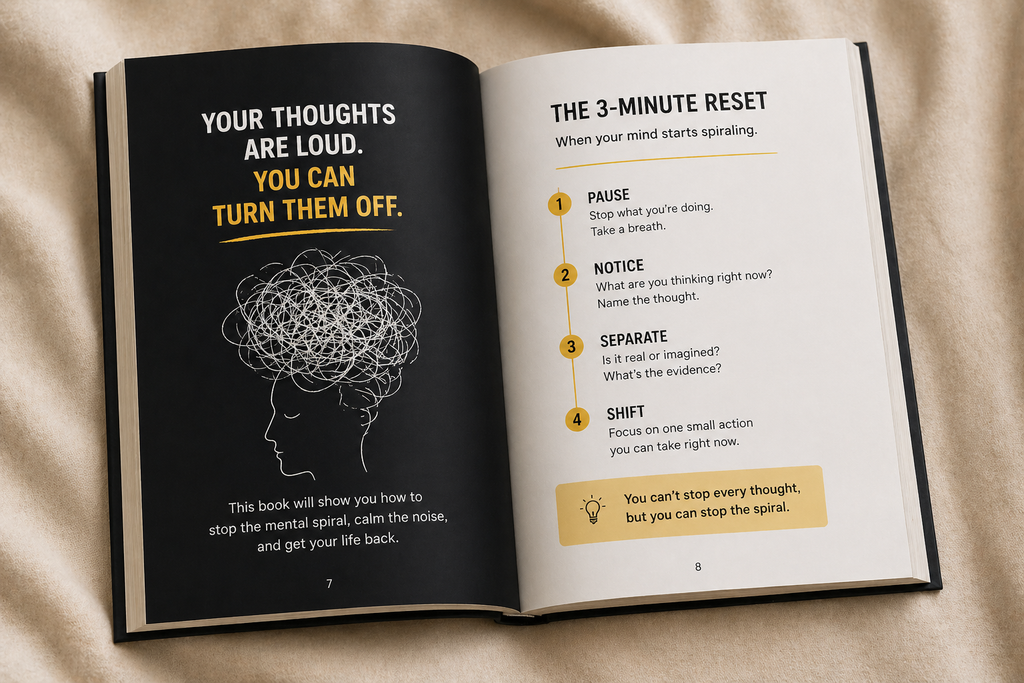 3 minute reset method to stop overthinking and calm racing thoughts